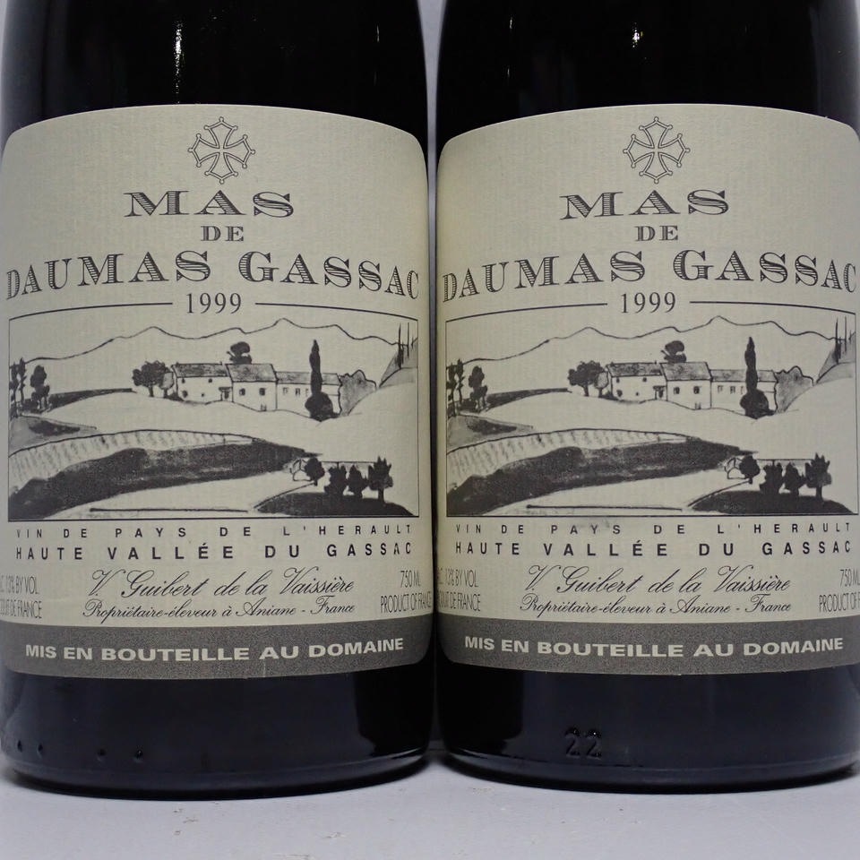 ��2�ܥ��åȡ�Mas de Daumas Gassac�ʥޥ� �� �ɥ� �����å��˥롼���� 1999 Ȣ�ʤ�