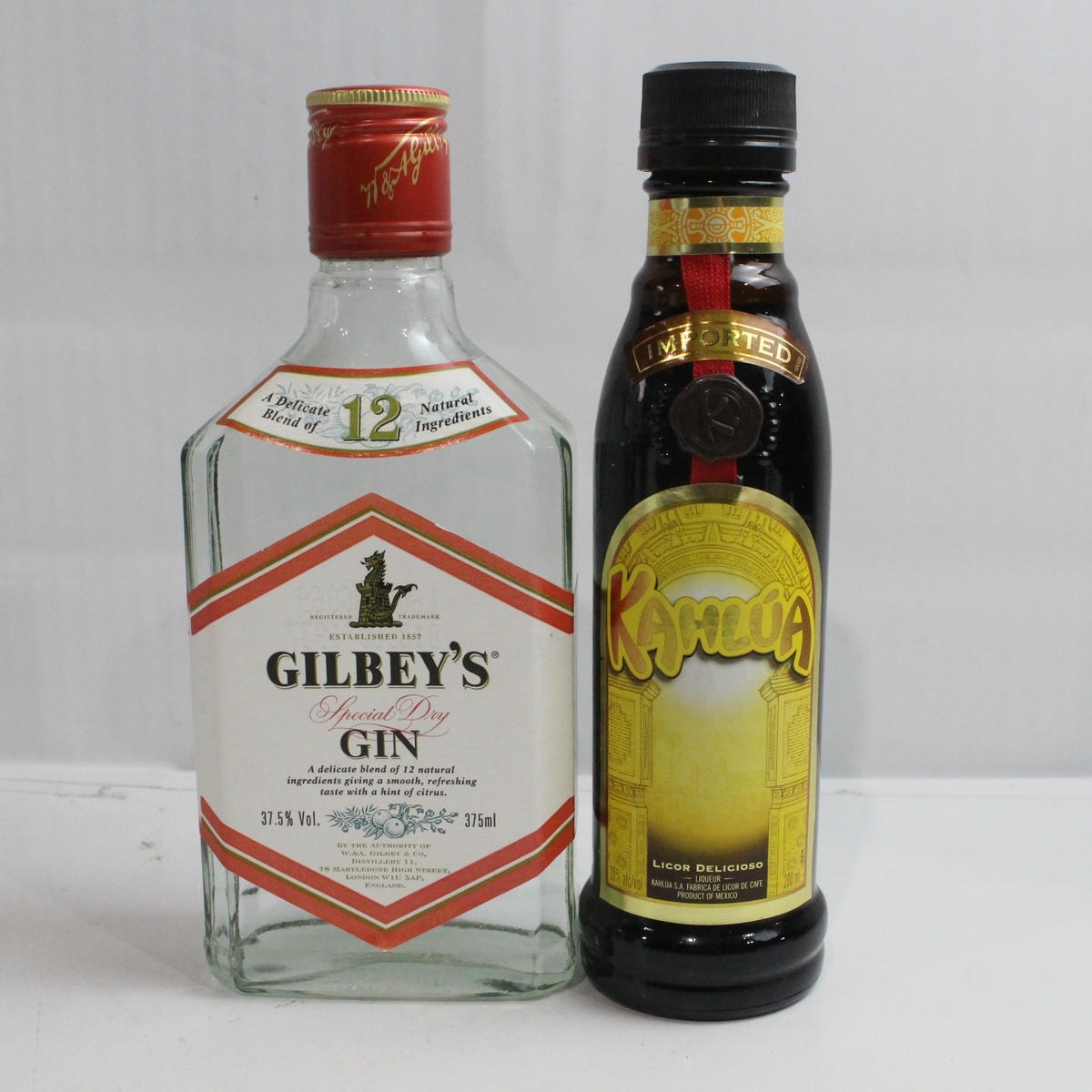 2本セット】アルコール各種（ギルビー スペシャル ドライ ジン ハーフ 