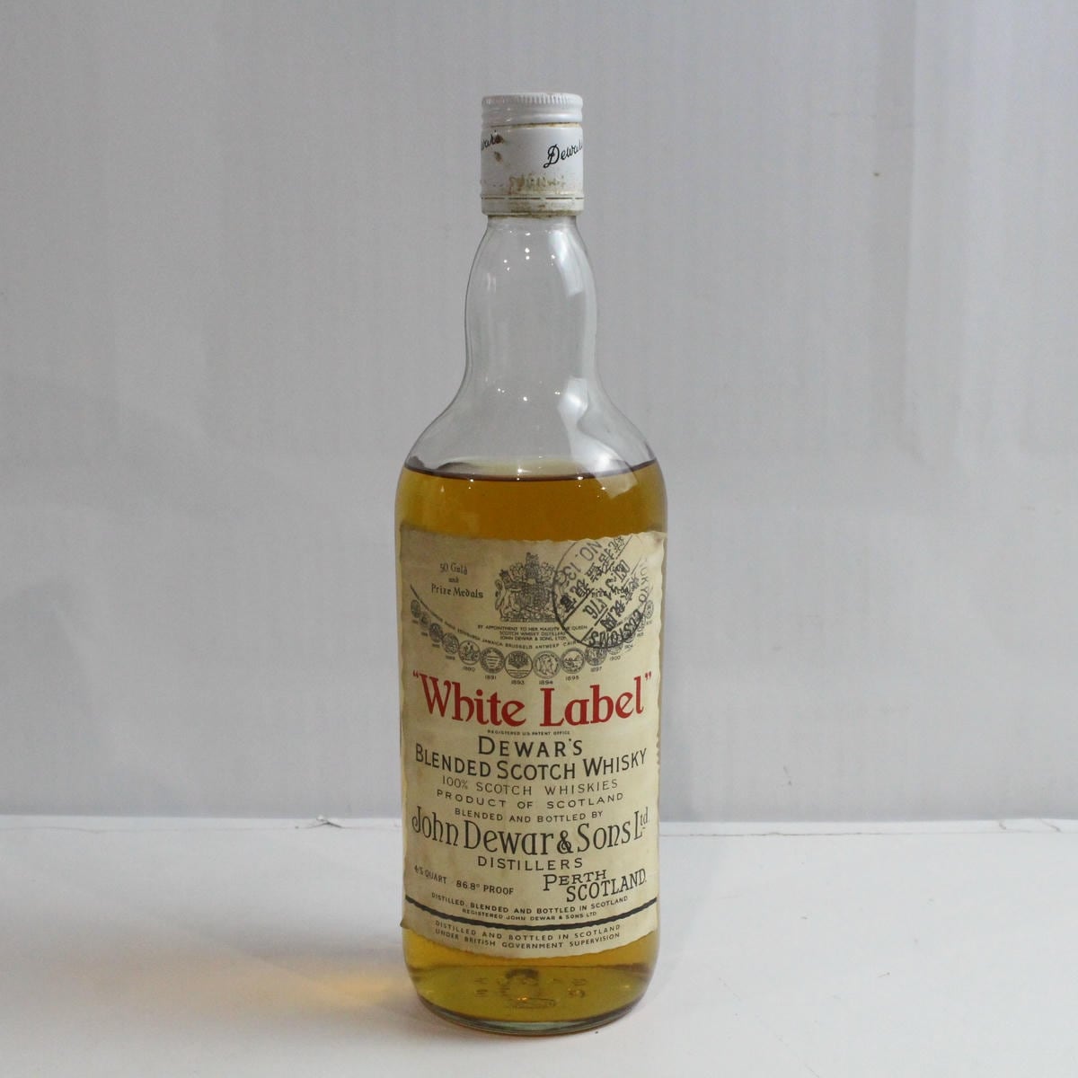 ホワイトラベル - デュワーズ 旧ボトル : White Dewar's 正規品