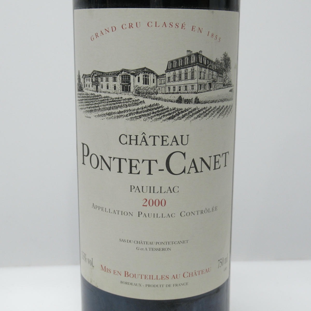 CHATEAU PONTET-CANET（シャトー ポンテ カネ）2000 箱なしの通販