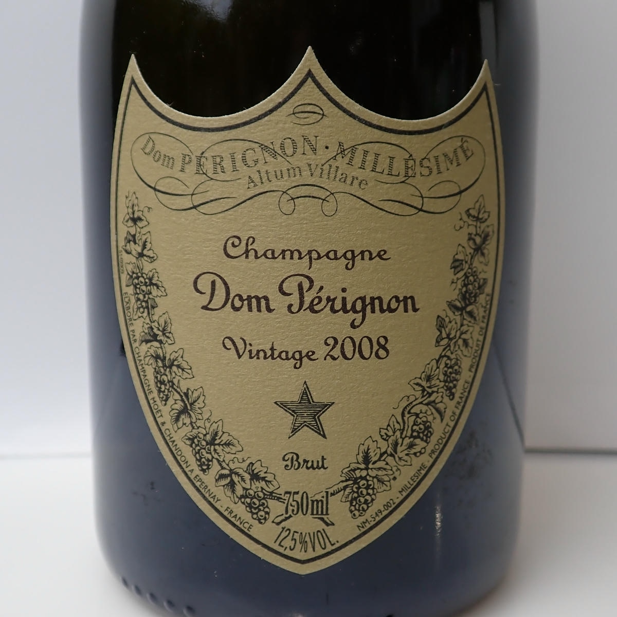 ドン・ペリニョン 2008 750ml ラベル傷あり Dom perignon（ドンペリニヨン）2008 箱なしの通販ショップ・価格相場