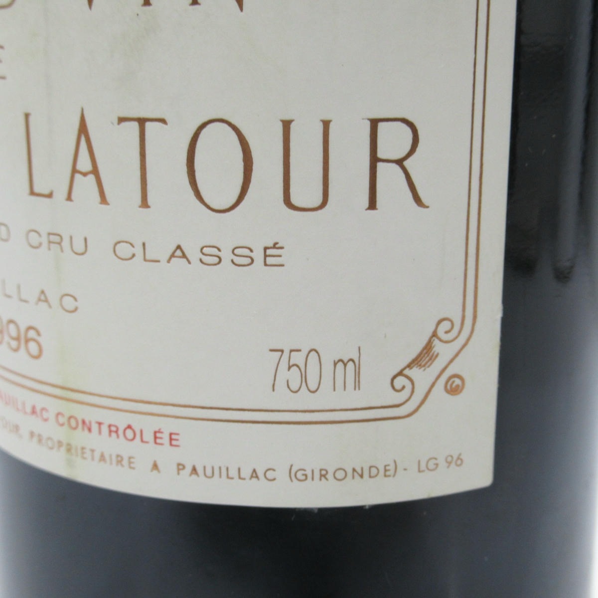 CHATEAU LATOUR（シャトー ラトゥール）1996 箱なしの通販ショップ