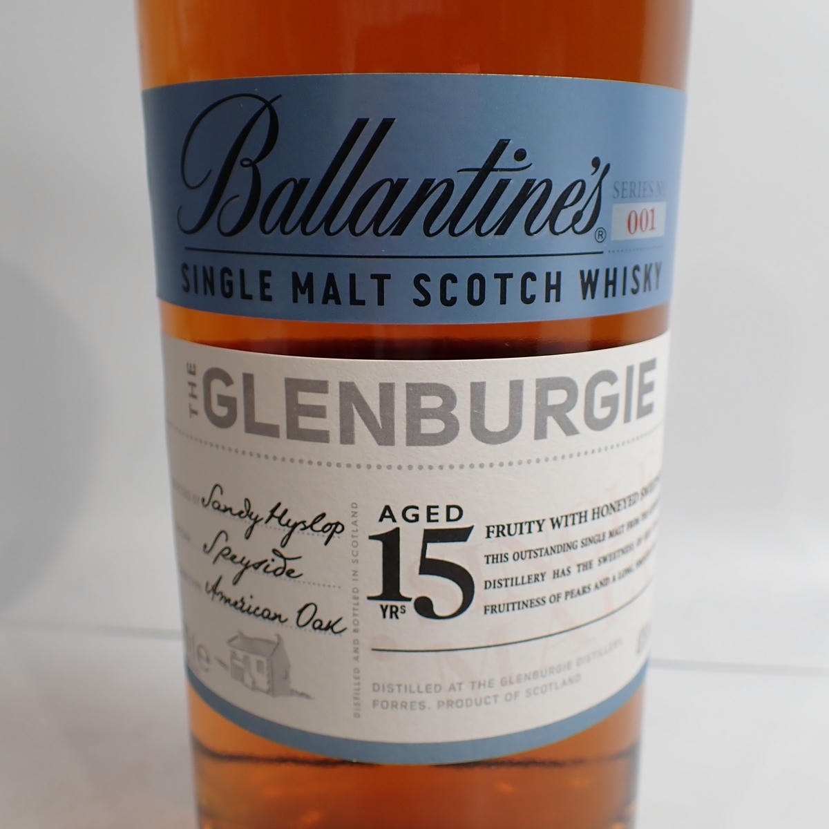 Ballantines（バランタイン）シングルモルト グレンバーギー 15年 箱付