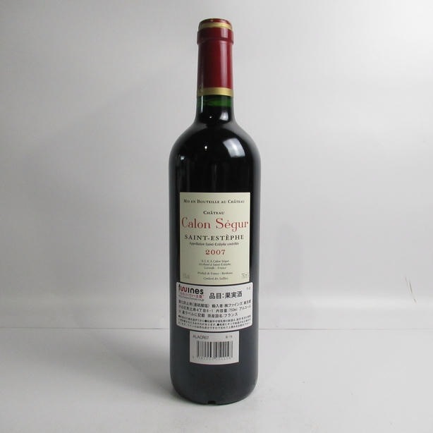 Chateau Calon Segur�ʥ���ȡ� ������ �����塼���2007 Ȣ�ʤ�
