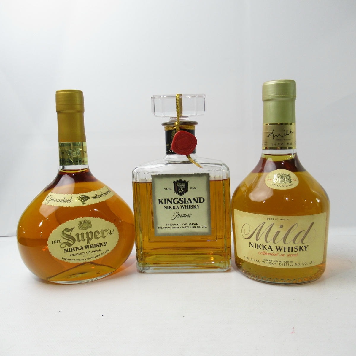 ニッカ　G&G サントリー　オールド　3本セット 3本セット】NIKKA（ニッカ）各種（キングスランド プレミア レア