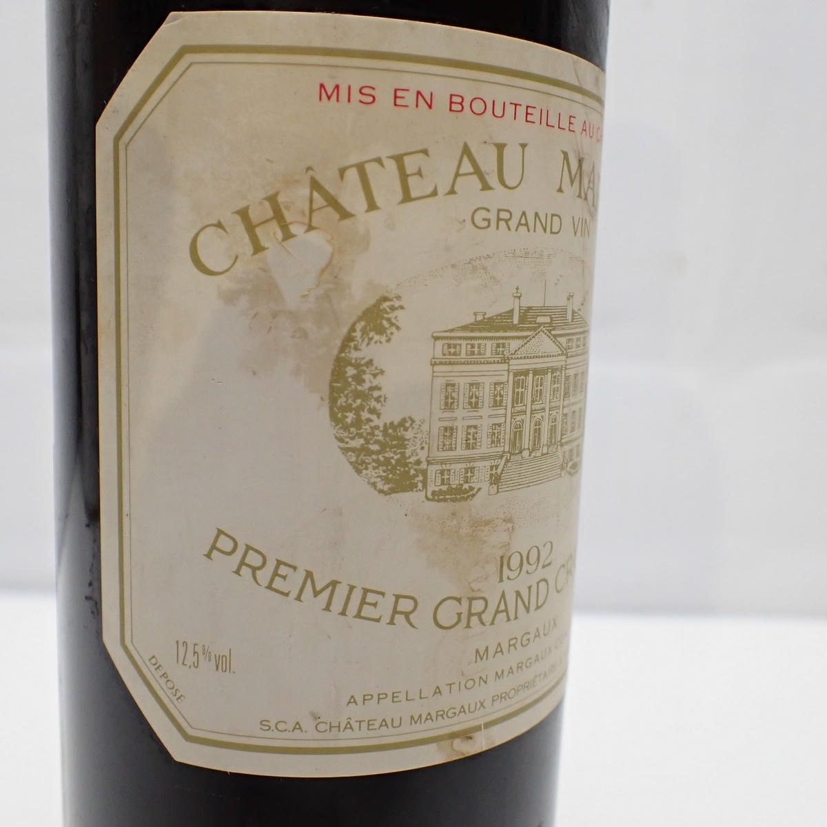 CHATEAU MARGAUX（シャトーマルゴー）1992 箱なし ※ラベル汚れの通販