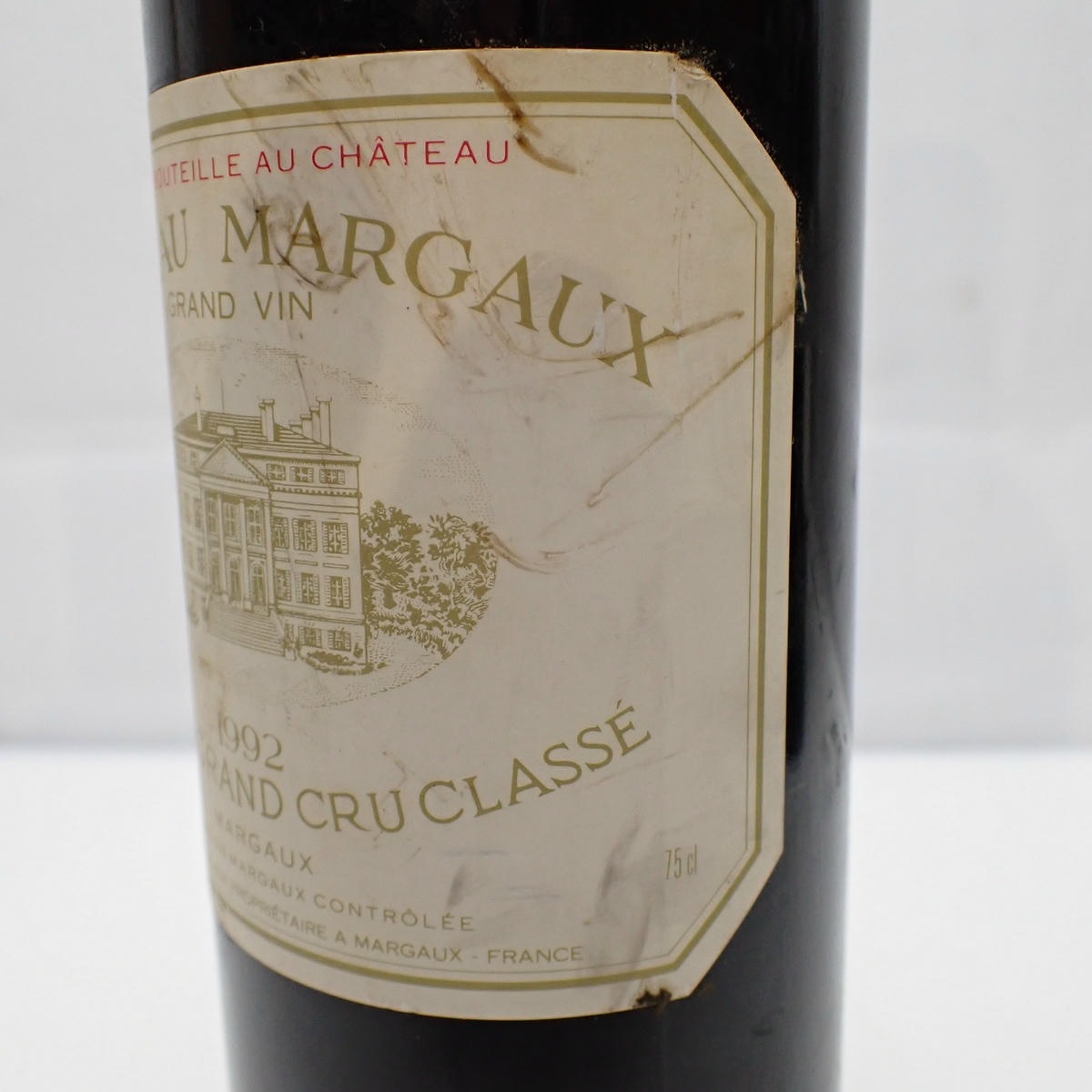 CHATEAU MARGAUX（シャトーマルゴー）1992 箱なし ※ラベル汚れの通販