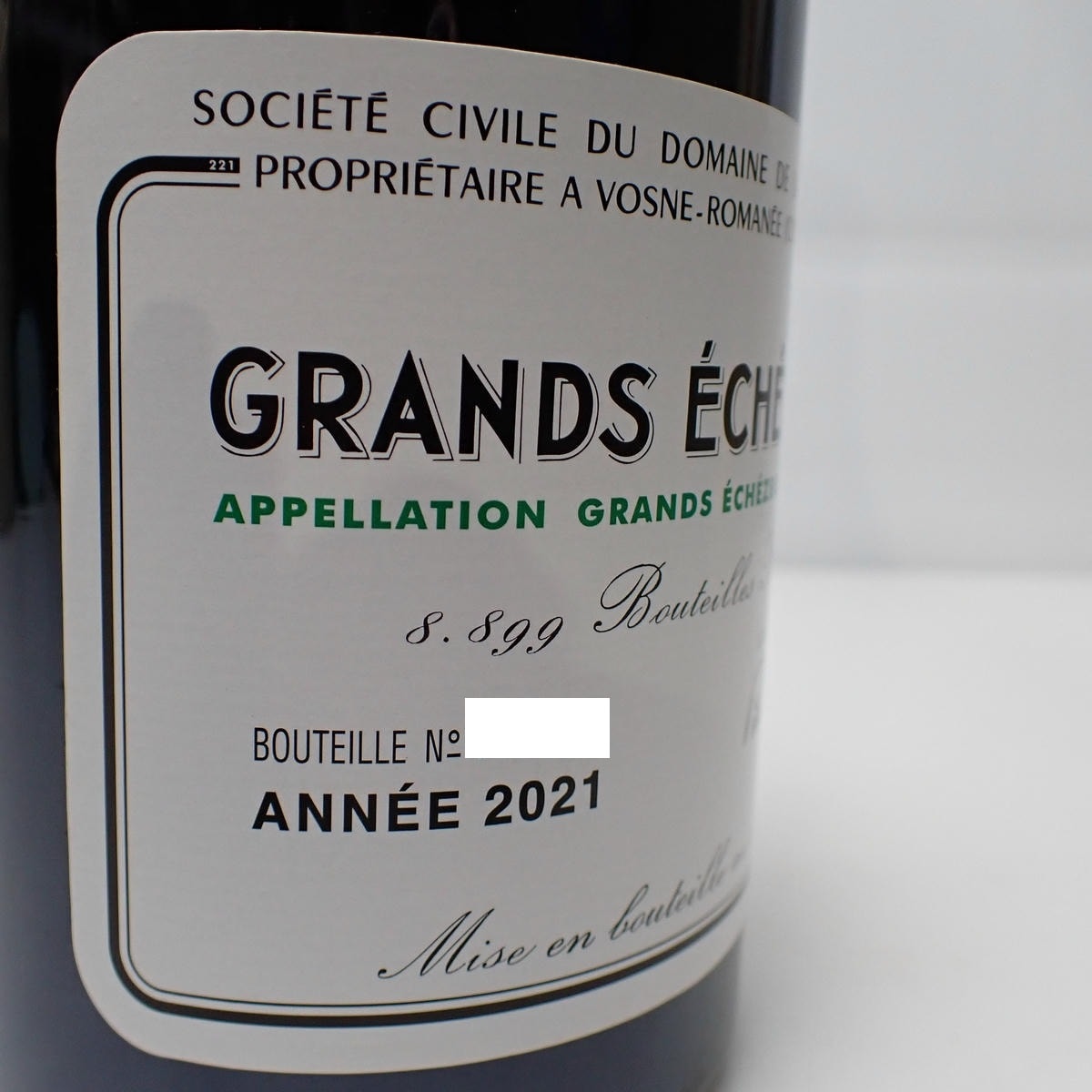 DRC GRANDS ECHEZEAUX（グランエシェゾー）2021 ファインズ 箱なしの
