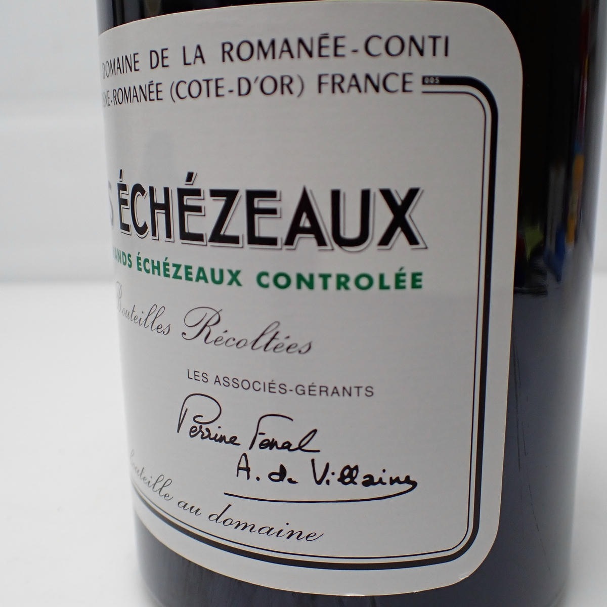 DRC GRANDS ECHEZEAUX（グランエシェゾー）2021 ファインズ 箱なしの