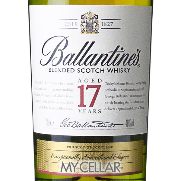 バランタイン 17年 箱なし │ Ballantine's AGED 17 YEARSの通販