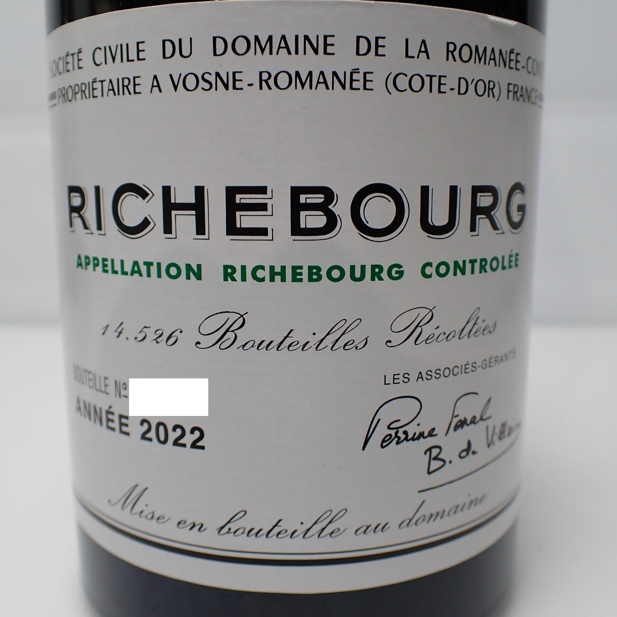 DRC RICHEBOURG（リシュブール）2022 ファインズ 箱なしの通販ショップ