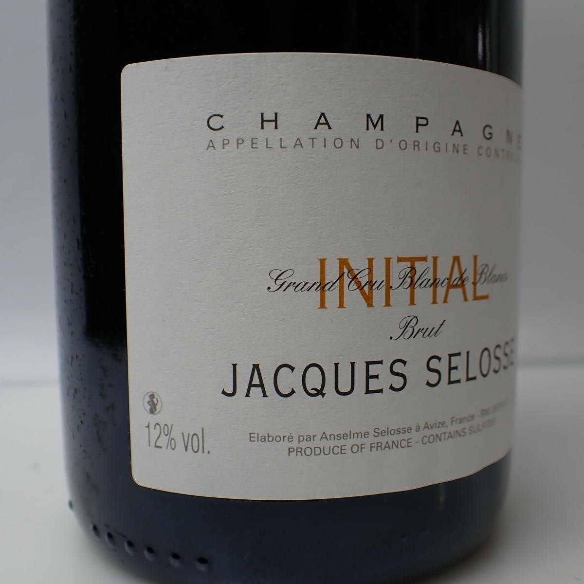 JACQUES SELOSSE（ジャックセロス）イニシャル ブリュット 箱なしの