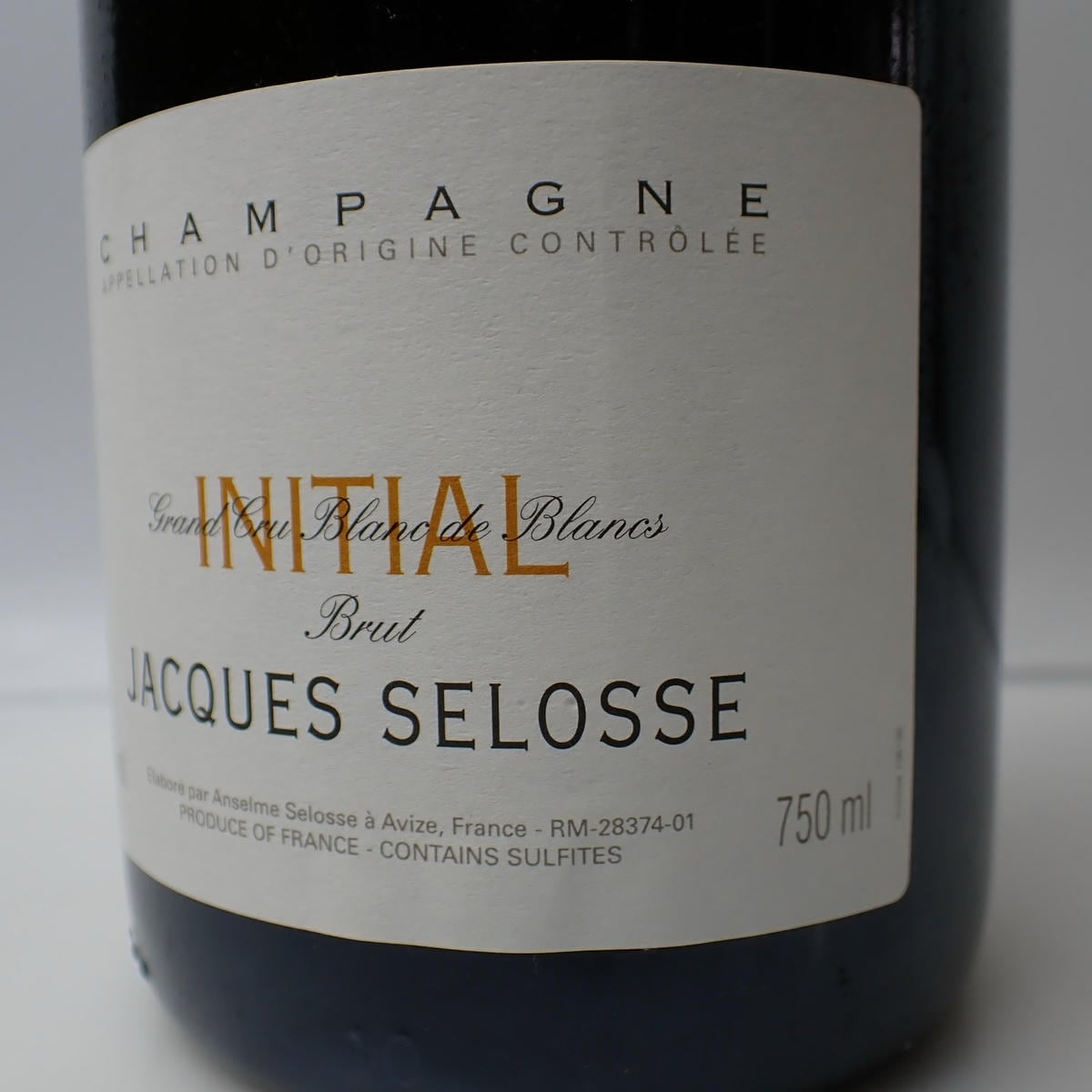 JACQUES SELOSSE（ジャックセロス）イニシャル ブリュット 箱なしの