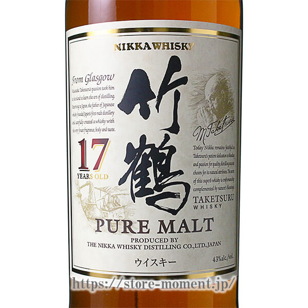 ˥å  17ǯ Ȣʤ  NIKKA TAKETSURU PURE MALT 17 YEARS OLD