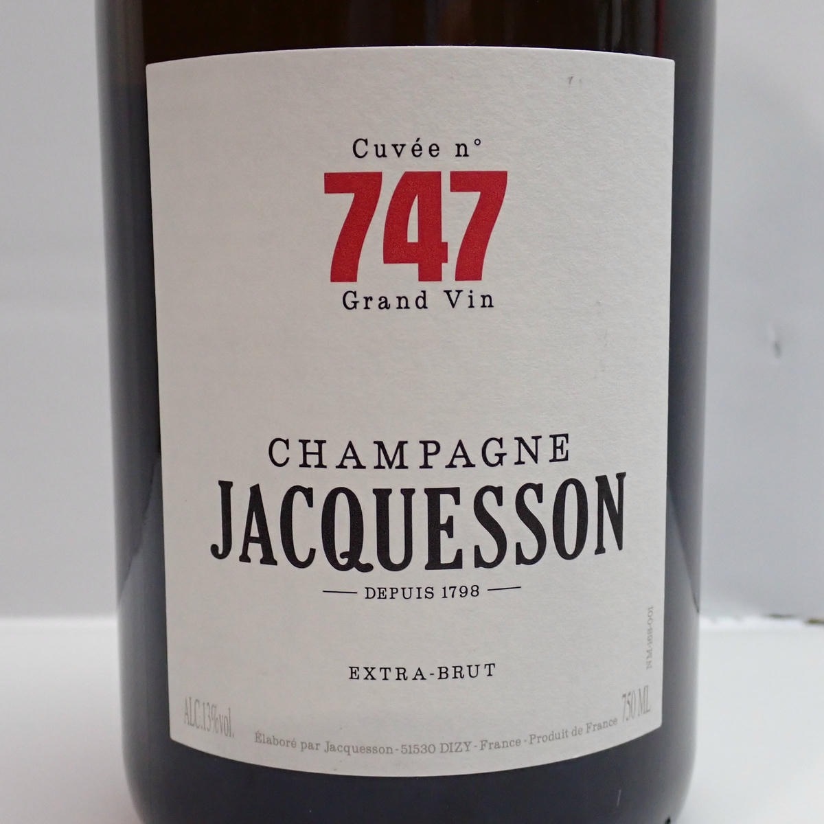 新品未開封 ジャクソン 747 エクストラ・ブリュット 750ml シャンパン JACQUESSON（ジャクソン）キュヴェ 747 エクストラ ブリュット 箱なし