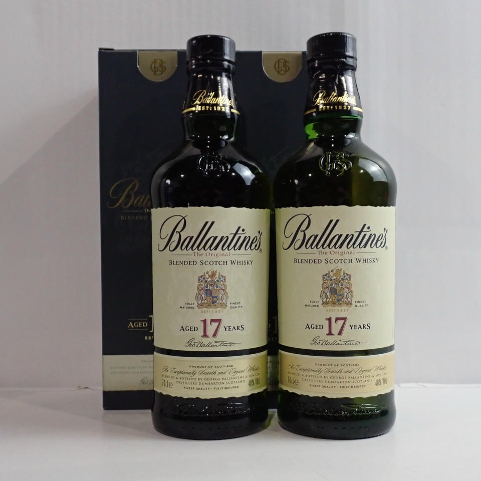 Ballantine's 17年 ウイスキー 2本セット 2本セット】Ballantines（バランタイン）17年 箱付の通販 | 高級ワイン