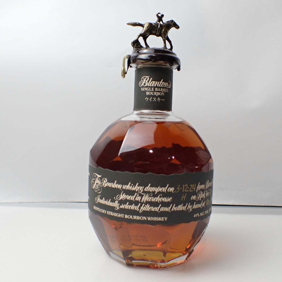 Blantons（ブラントン）シングルバレル ブラックラベル 2024 箱なしの