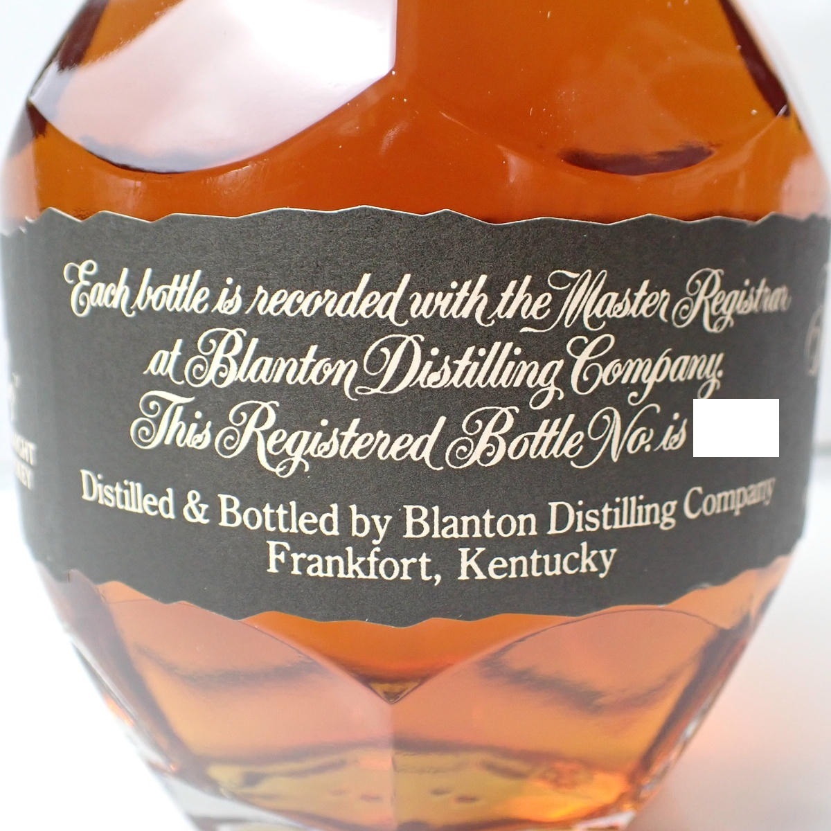 Blantons（ブラントン）シングルバレル ブラックラベル 2024 箱なしの