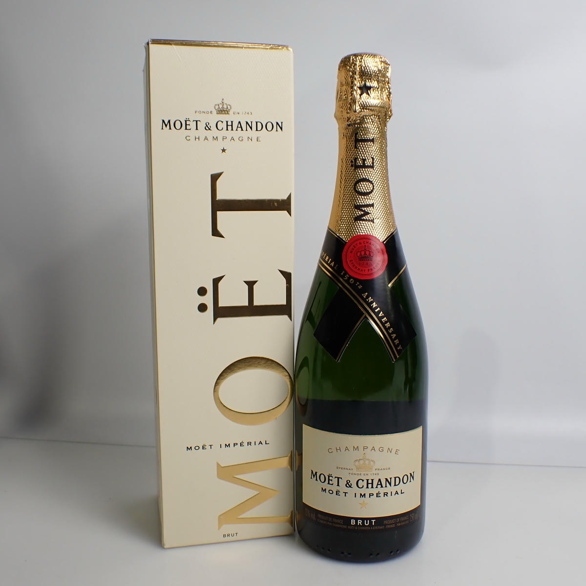 MOET＆CHANDON（モエエシャンドン）ブリュット 旧 150周年記念 箱付の