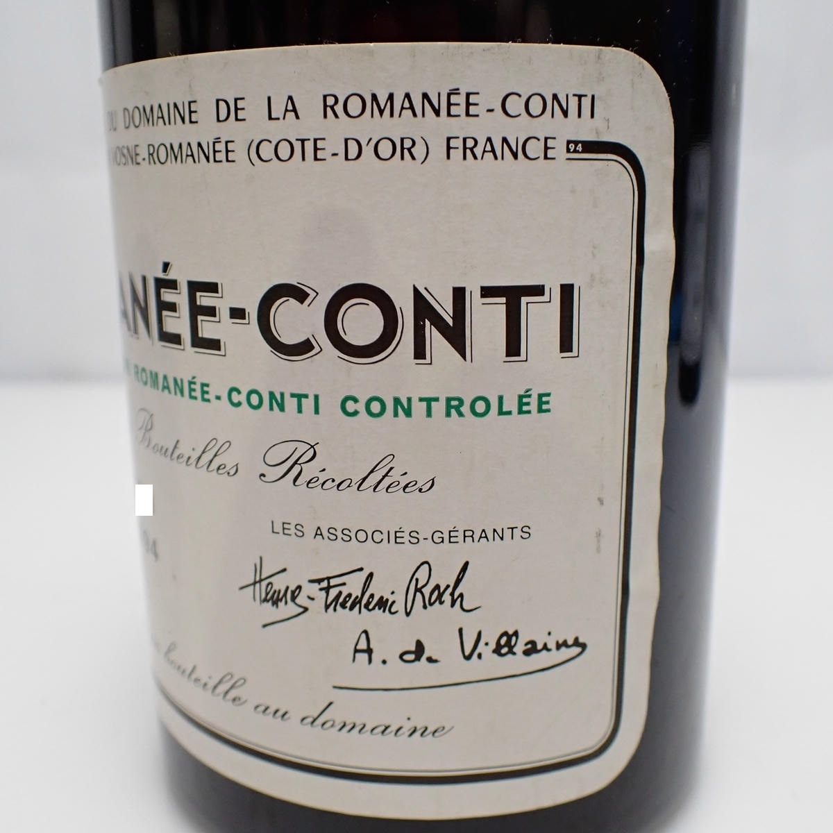 DRC ROMANEE-CONTI（ロマネコンティ）1994 箱なしの通販ショップ・価格