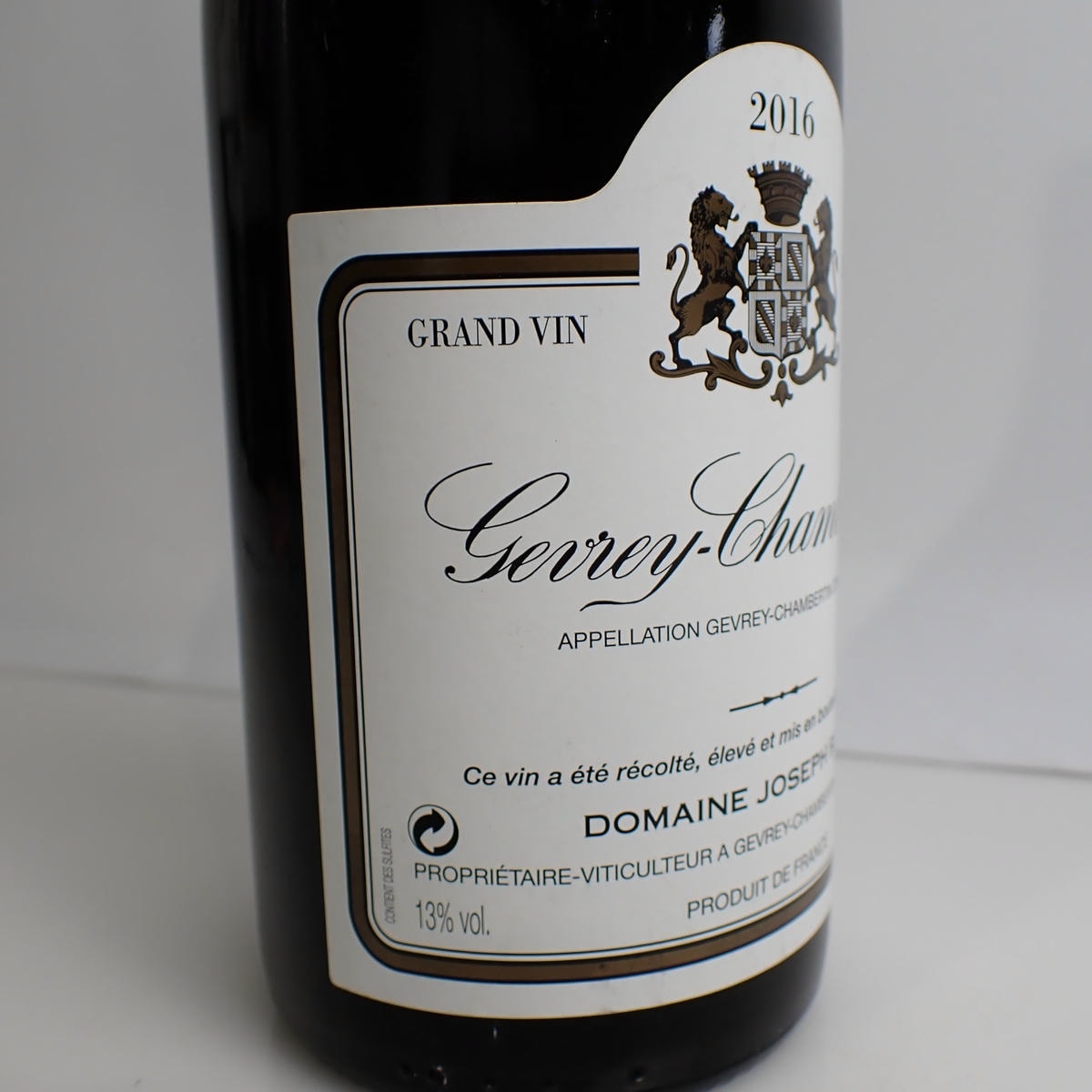JOSEPH ROTY（ジョセフ ロティ）ジュヴレ シャンベルタン 2016 箱なし