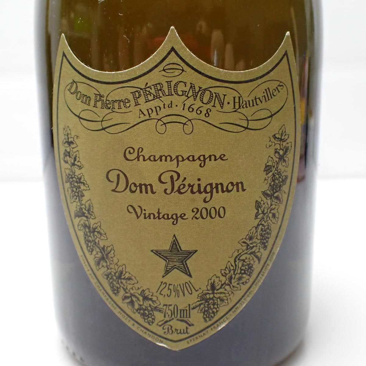 Dom perignon（ドンペリニヨン）2000 箱なし ※液面低下・キャップ