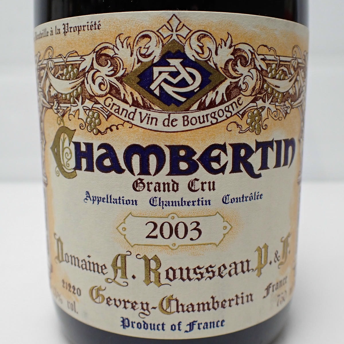 Armand Rousseau（アルマン ルソー）シャンベルタン グランクリュ 2003