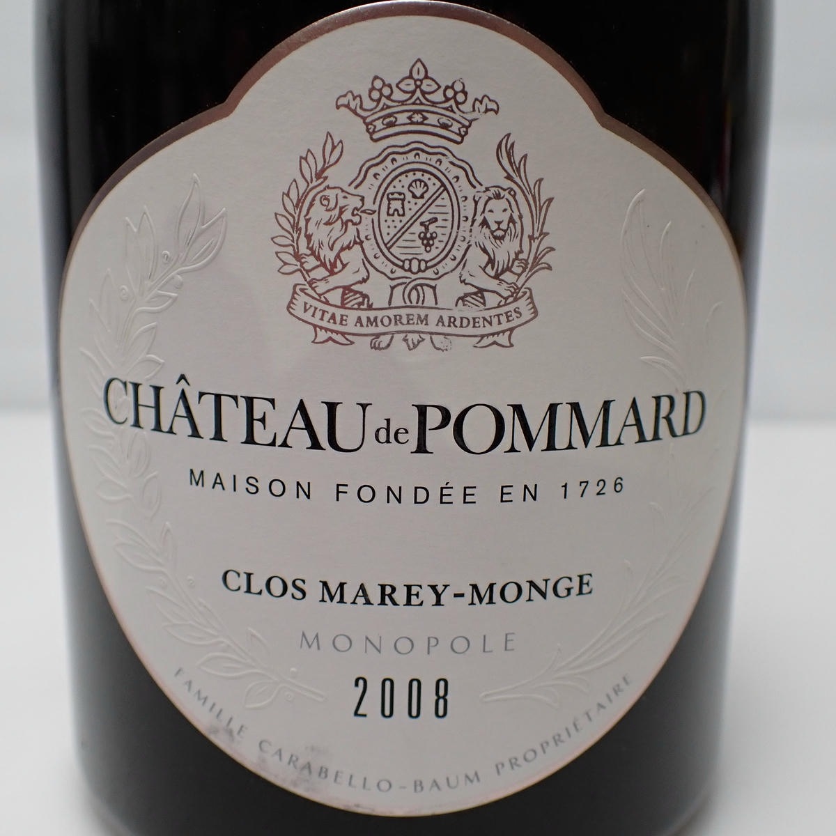 Chateau de Pommard（シャトー ド ポマール）クロ マレイ モンジュ