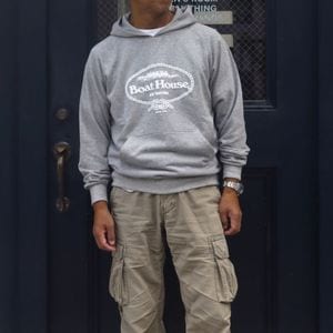 《ボートハウス》BOAT HOUSE カブリスウェットパーカ【ミニ裏毛】