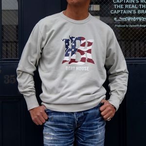 ボートハウス》ヴィンテージダイ（ピグメント加工）トレーナー