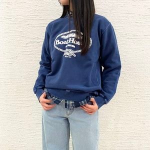 【裏起毛】ボートハウストレーナー(紺色) ボートハウス》BOAT HOUSE S/S スウェットシャツ【ミニ裏毛
