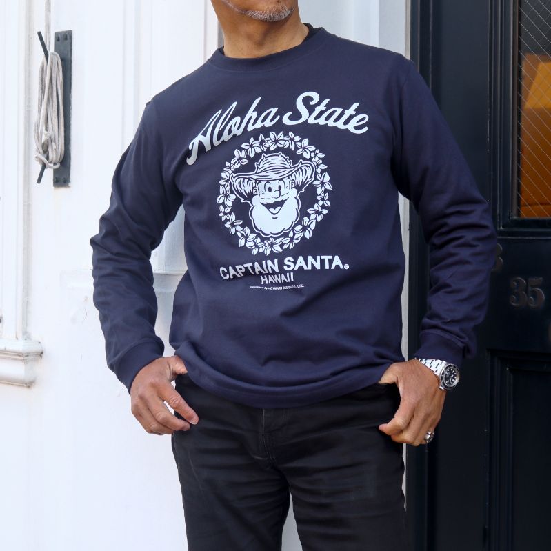CAPTAINSANTA　ホーローシリーズ キャプテンサンタ》ALOHA STATE L/STシャツ / JOYMARK DESIGN
