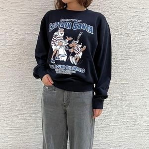 キャプテンサンタ》ウレタンシシュウトレーナー / JOYMARK DESIGN