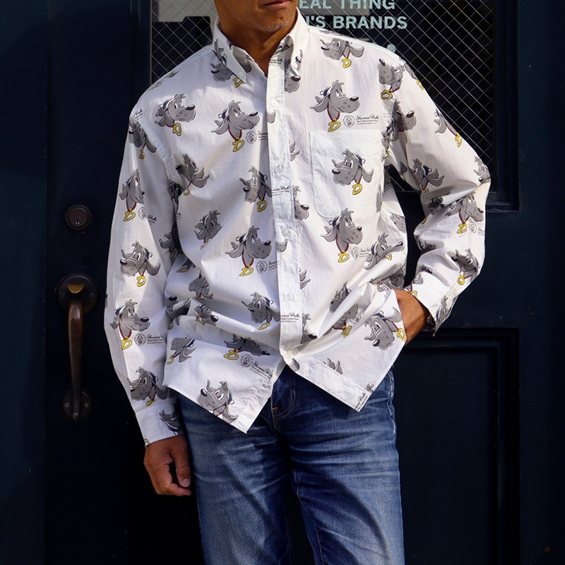 ショーナンデューク》デューク総柄L/SBDシャツ / JOYMARK DESIGN