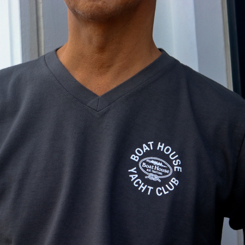 ԥܡȥϥV-NECK L/ST