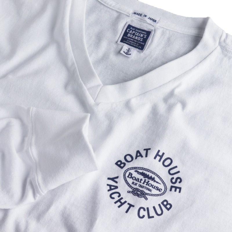 ԥܡȥϥV-NECK L/ST