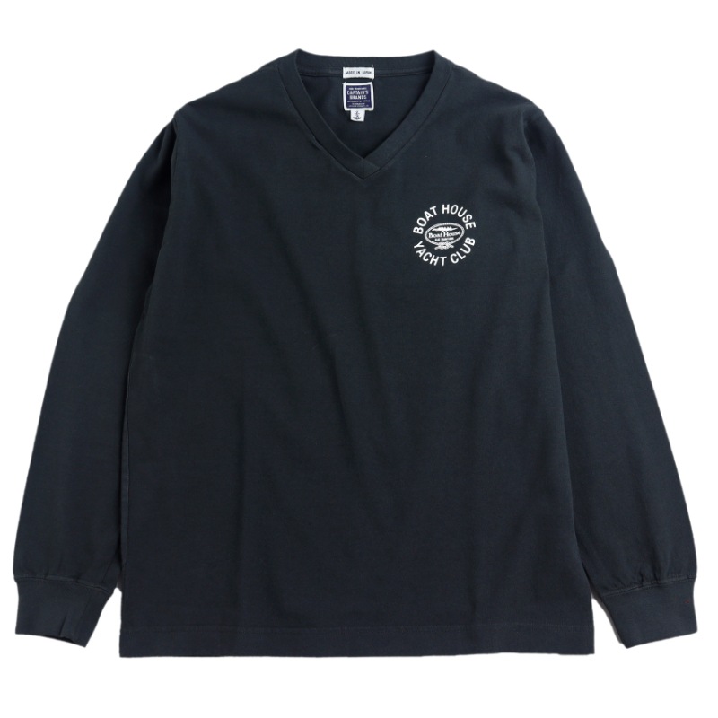 ԥܡȥϥV-NECK L/ST
