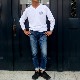 ԥܡȥϥV-NECK L/ST