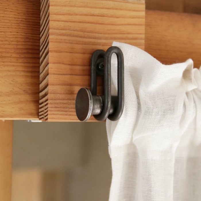 鉄製 のれん掛けセット | 金物,カーテンレール,のれん掛けセット