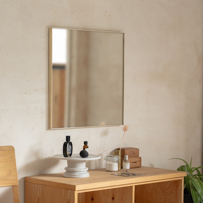 真鍮フレームミラー