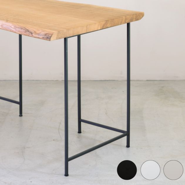 【juttam】木製天板のスチール脚 スチールプレート脚 H680 4本セット | PS-TB006-01-G136