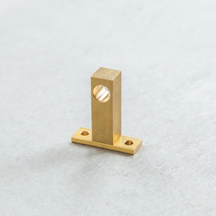 上手工作所　真鍮製 L字型ブラケット 4個セット 真鍮 L型手すり | 金物,手すり | オリジナル家具・金物の上手工作所