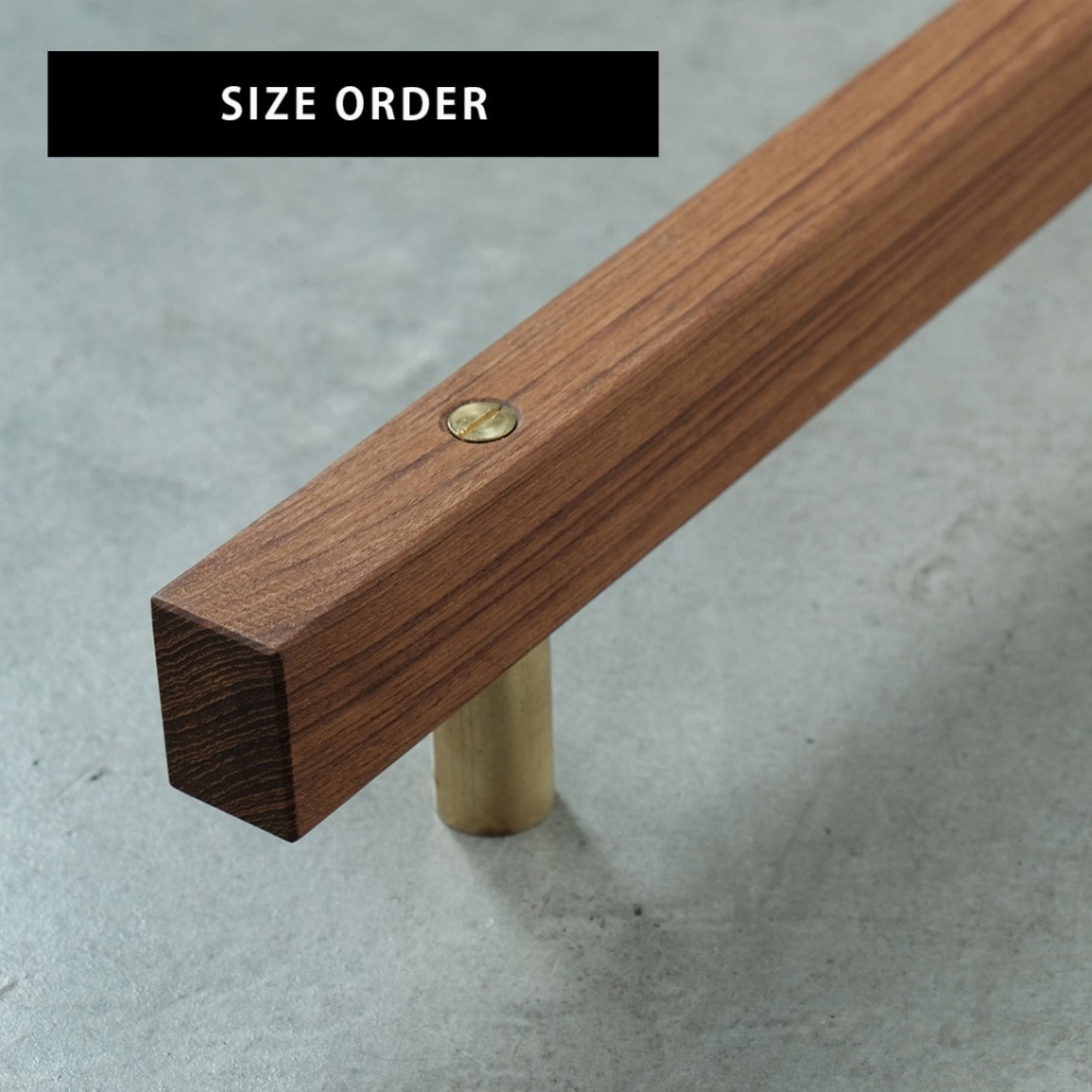 ドアハンド ドアハンドル（両面用）天然木（300/400/600）扉 玄関取っ手 把手 ロングハンドル ドアハンドル ヒンジ扉 ガラスドア