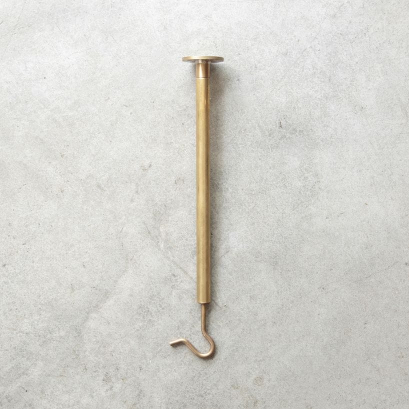 【Swan】フック ロング（真鍮）＜サイズオーダー＞