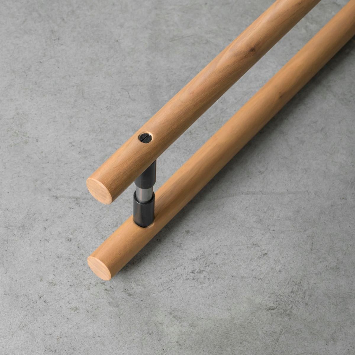 木製ドアハンドル ラウンド 山桜