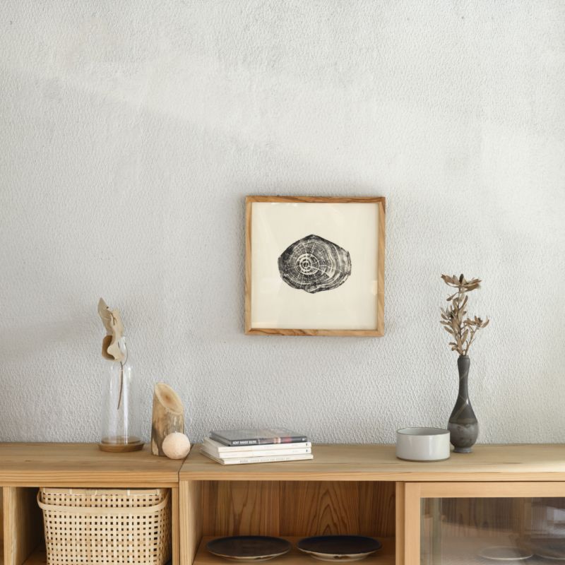 ウッドカットプリント(フレーム ニューギニアウォールナット/木版 ケヤキ)