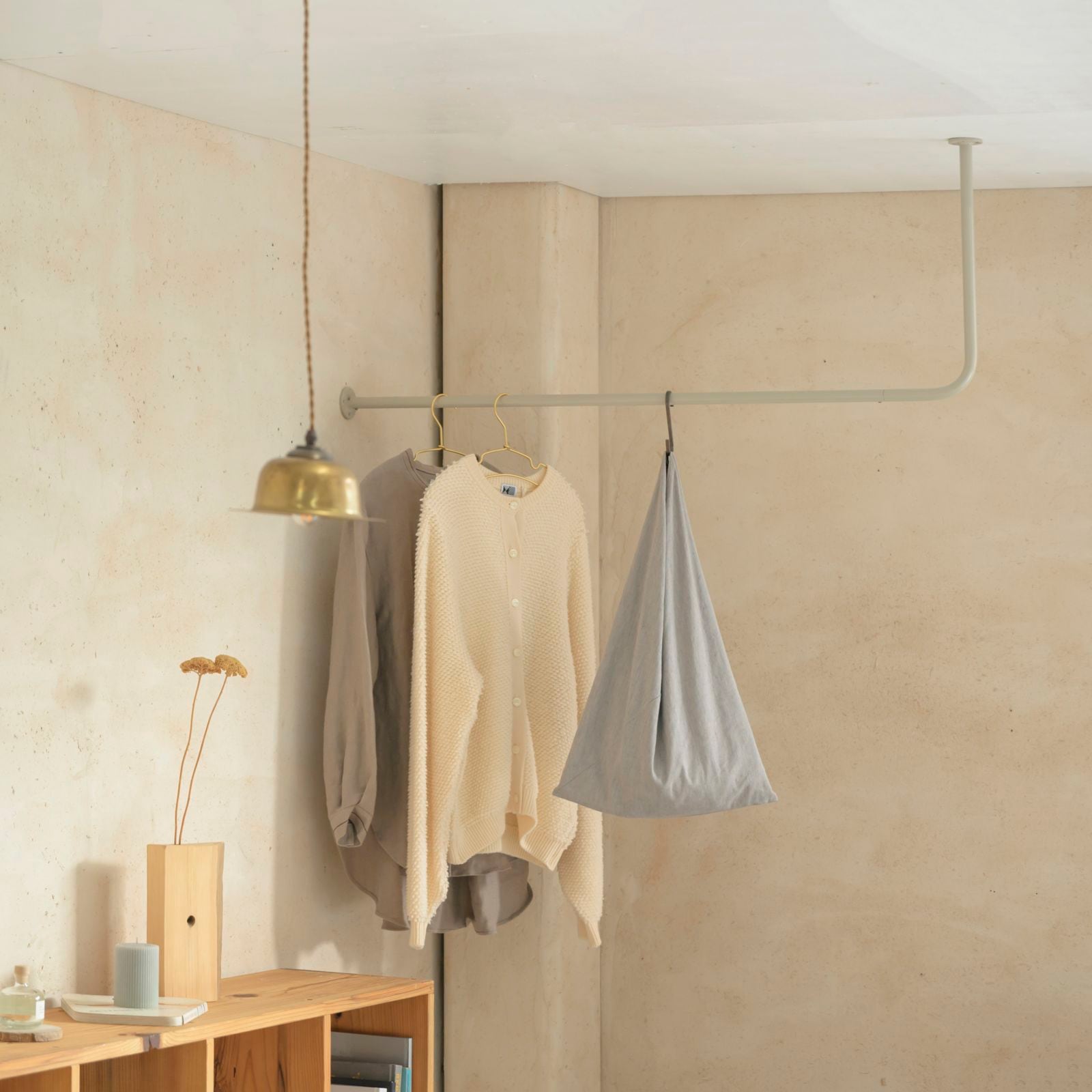 金物,ハンガーバー(ランドリー・クローゼット),天吊りハンガー