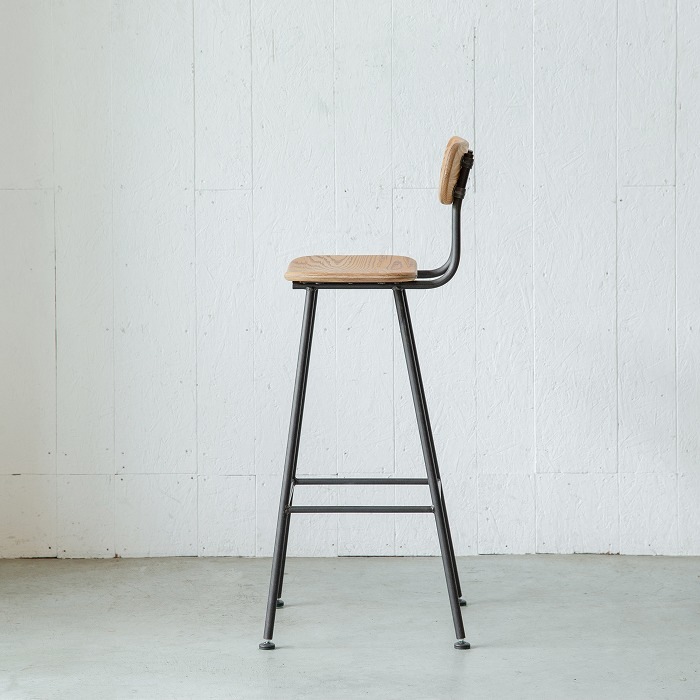 希少廃盤品 】上手工作所 杉ハイスツール（脚先：アジャスター）