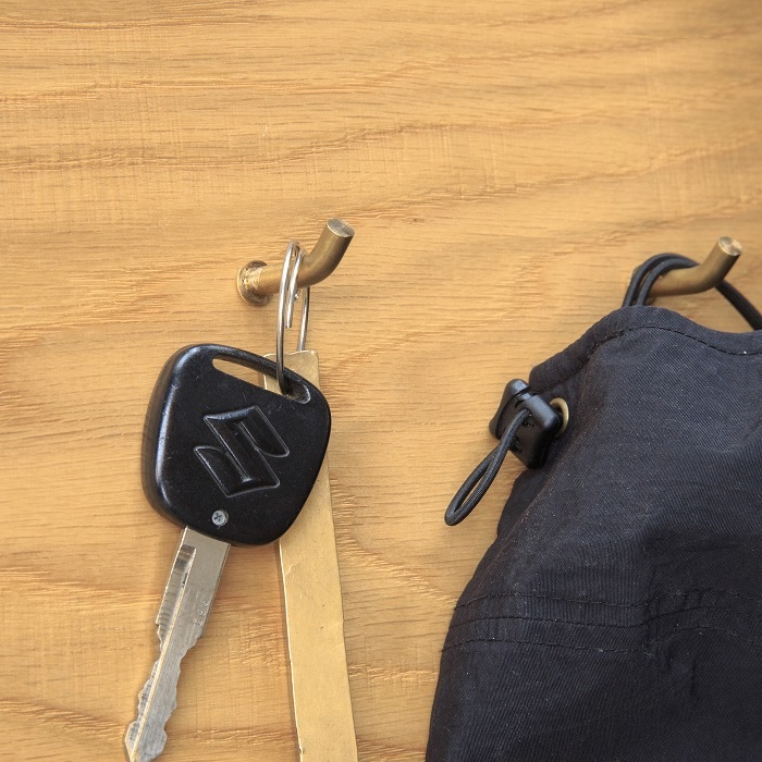 アンティーク加工 真鍮 曲げフック