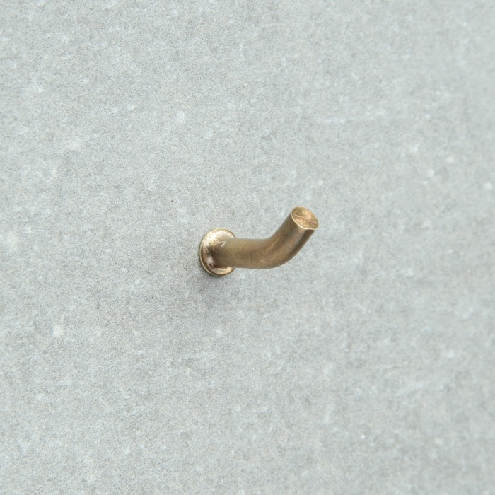 アンティーク加工 真鍮 曲げフック